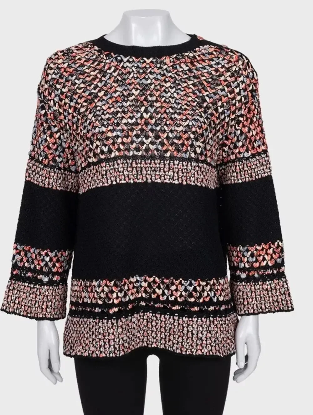 Chanel Loose-Fit Cotton Silk Jumper - FR40 / L